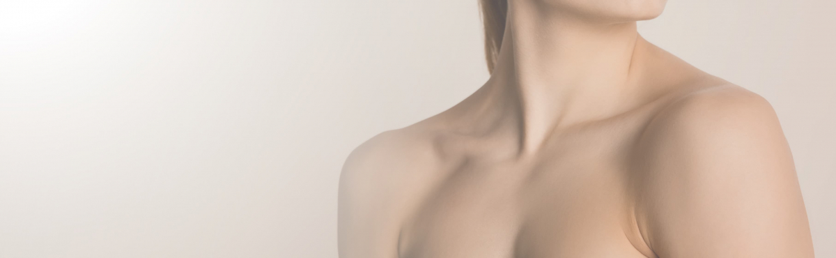 cuello de mujer que muestra los resultados tras un tratamiento estético
